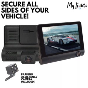 3-CAMERA CAR DASH CAM SYSTEM - Image 3