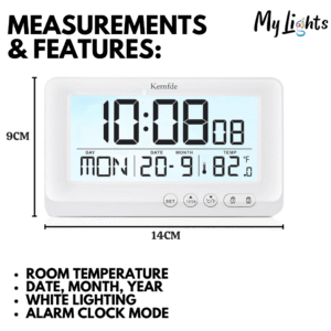 BATTERY-OPERATED ALARM CLOCK - Image 3
