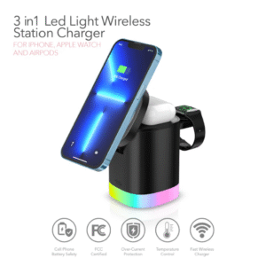 FOLDABLE 3-IN-1 CHARGING STAND - Image 3