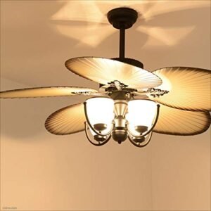TROPICAL-STYLE CEILING FAN – DECORATIVE AIRFLOW DESIGN - Image 3