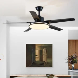 52-INCH CEILING FAN WITH LIGHTS – MEDIUM ROOM SIZE - Image 3