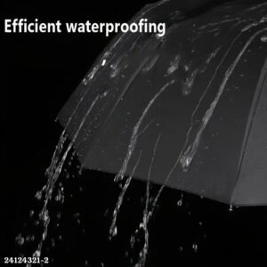 RAIN BOSS FULL SIZE UMBRELLA – WIDE RAIN COVERAGE - Image 3