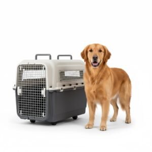 LARGE PORTABLE PET TRAVEL CRATE - Image 1