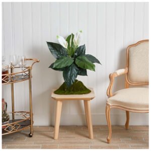 ARTIFICAL PEACE LILY FLOWER 1PC - Image 3