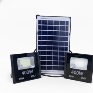 SOLAR LIGHTS LIGHT W/PANEL 400W+400W - Image 1