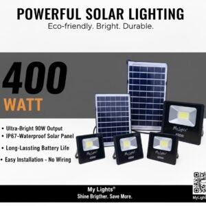 SOLAR LIGHTS LIGHT W/PANEL 400W+400W - Image 2