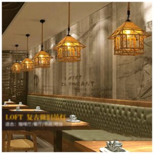 CHANDELIER ROPE HOUSE SHAPE - Image 6