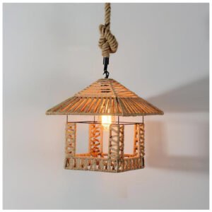 CHANDELIER ROPE HOUSE SHAPE - Image 2