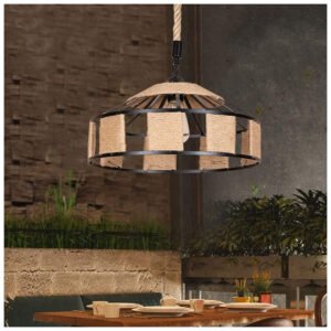 CHANDELIER ROPE CONE ROUND - Image 3