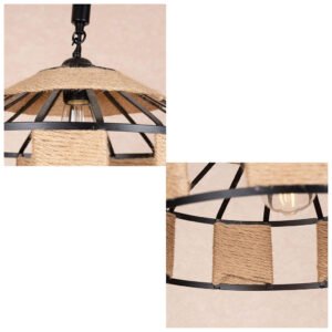 CHANDELIER ROPE CONE ROUND - Image 5