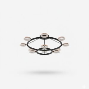 MODERN LED MULTI-RING CHANDELIER - Image 1