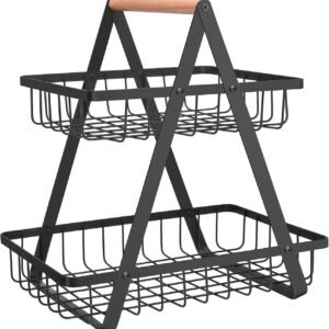 2 TIER FRUIT BASKET - Image 2
