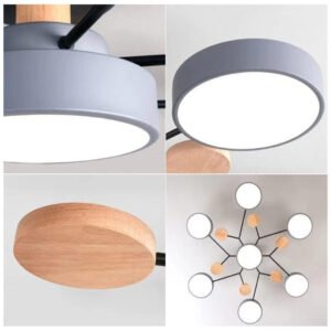 CHANDELIER 9 ROUND LIGHTS - Image 4