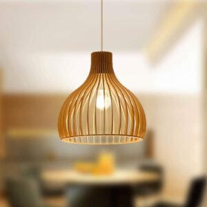 CHANDELIER HANG MODERN WOOD - Image 2