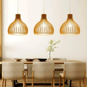 CHANDELIER HANG MODERN WOOD - Image 4