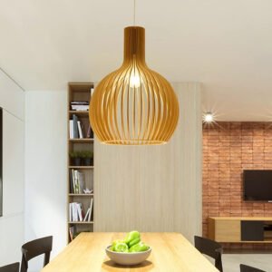 CHANDELIER HANG MODERN WOOD - Image 3