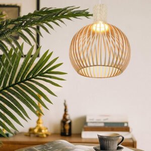 CHANDELIER HANG MODERN WOOD - Image 4