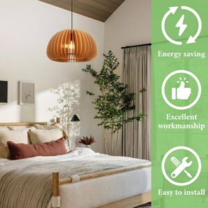 CHANDELIER HANG MODERN WOOD - Image 7