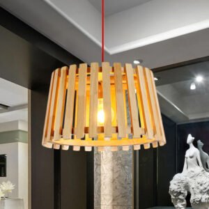 CHANDELIER HANG MODERN WOOD - Image 2