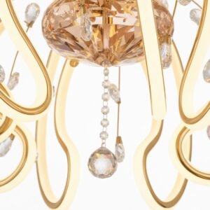 ELEGANT MODERN LED CHANDELIER WITH CRYSTAL ACCENTS - Image 2