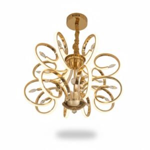 MODERN FLOWER PETAL LED CHANDELIER - Image 1