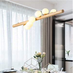 CHANDELIER HANG MODERN WOOD - Image 7