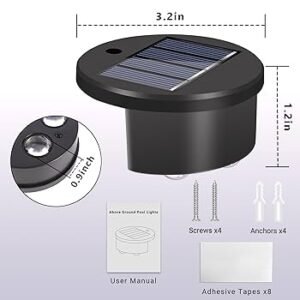 SOLAR LIGHTS-POWERED LED DECK AND STEP LIGHT WITH DUAL SPOTLIGHTS - Image 3