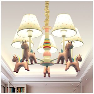 KIDS CHANDELIER HORSES 56CM - Image 4