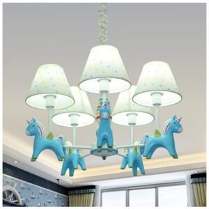 KIDS CHANDELIER HORSES 56CM - Image 7