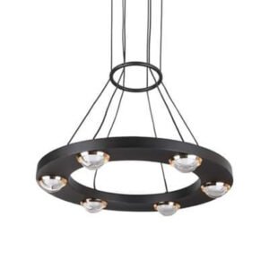 CHANDELIER HAND 6 LIGHTS ROUND - Image 3