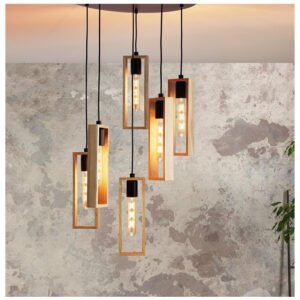 CHANDELIER HANG MODERN WOOD - Image 7