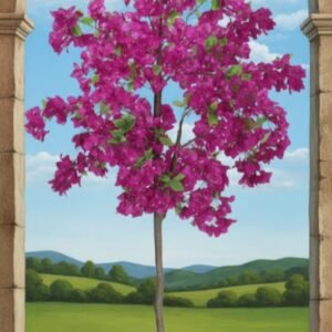 ARTIFICIAL BOUGAINVILLEA TREE. - Image 3